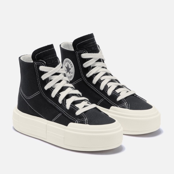 Converse Chuck Taylor Women’s 8.5 Black White All Star Cruise High Top Sneakers - Picture 12 of 12